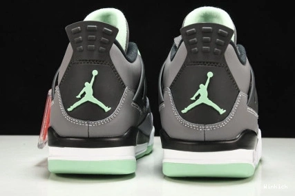 Green Retro Air Jordan 4 Glow 308497-033 1010